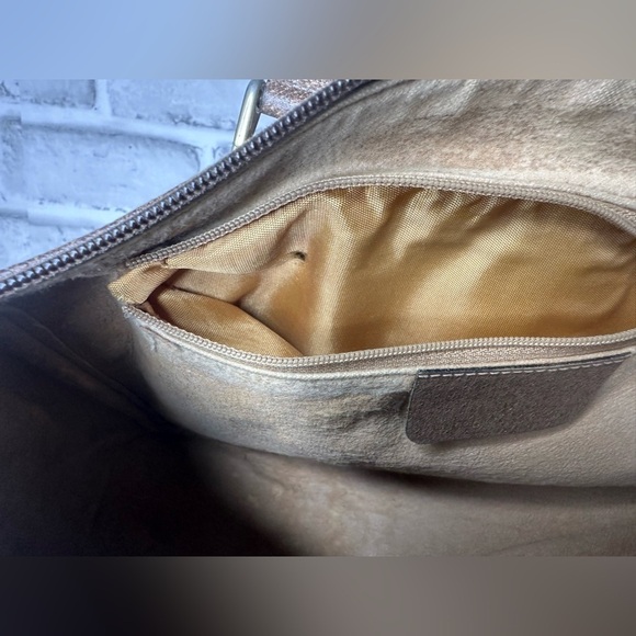 GUCCI Accessory Collection Vintage Satchel Bag GG coated canvas Top zip closure - Picture 9 of 10